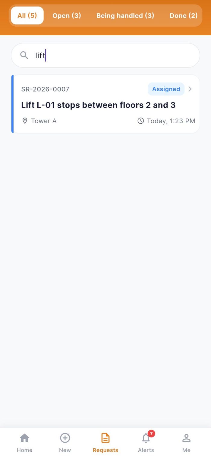 A search for "lift"