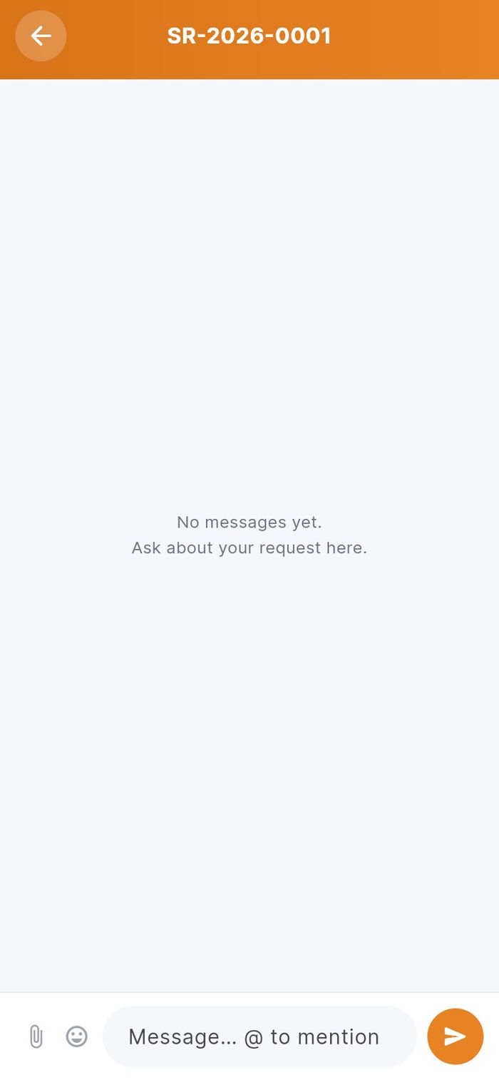 An empty conversation