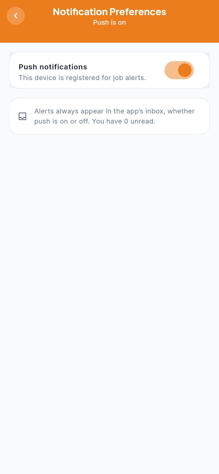 Notification Preferences